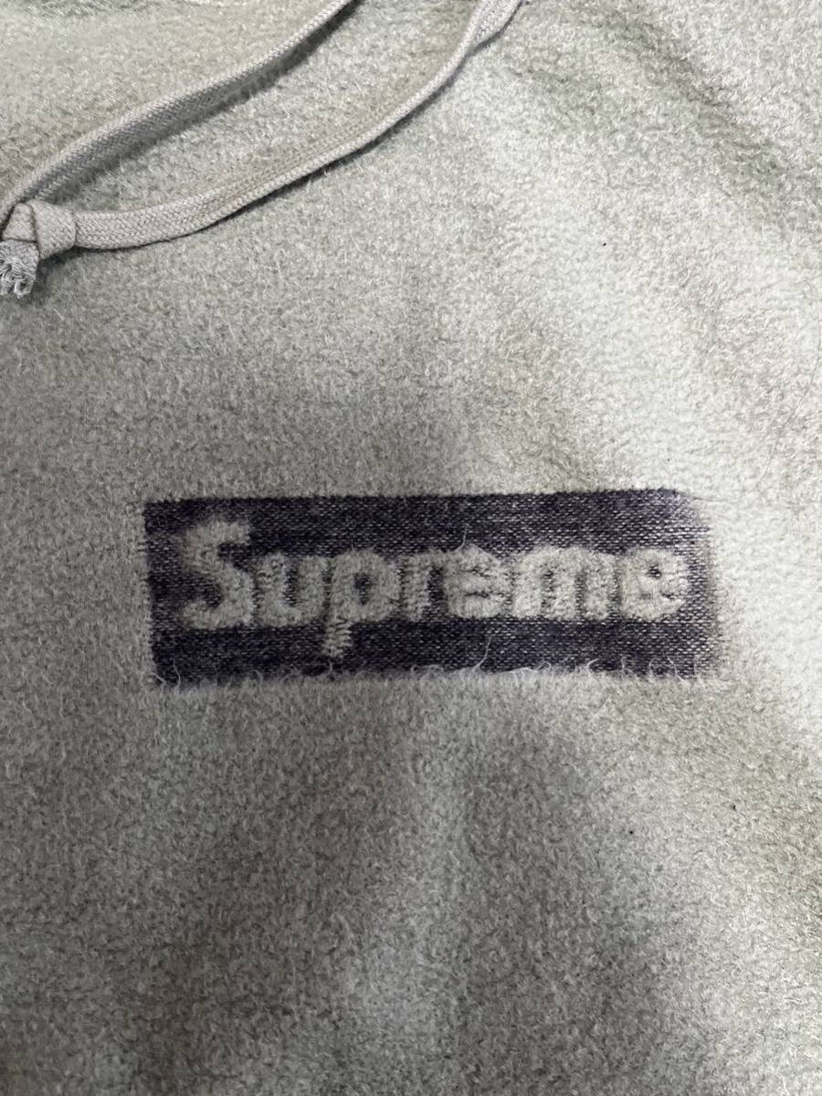 ほぼ未使用 試着のみ Supreme Inside Out Box Logo Hooded Sweatshirt Light Olive XXL シュプリーム ボックスロゴ インサイドアウト_画像2