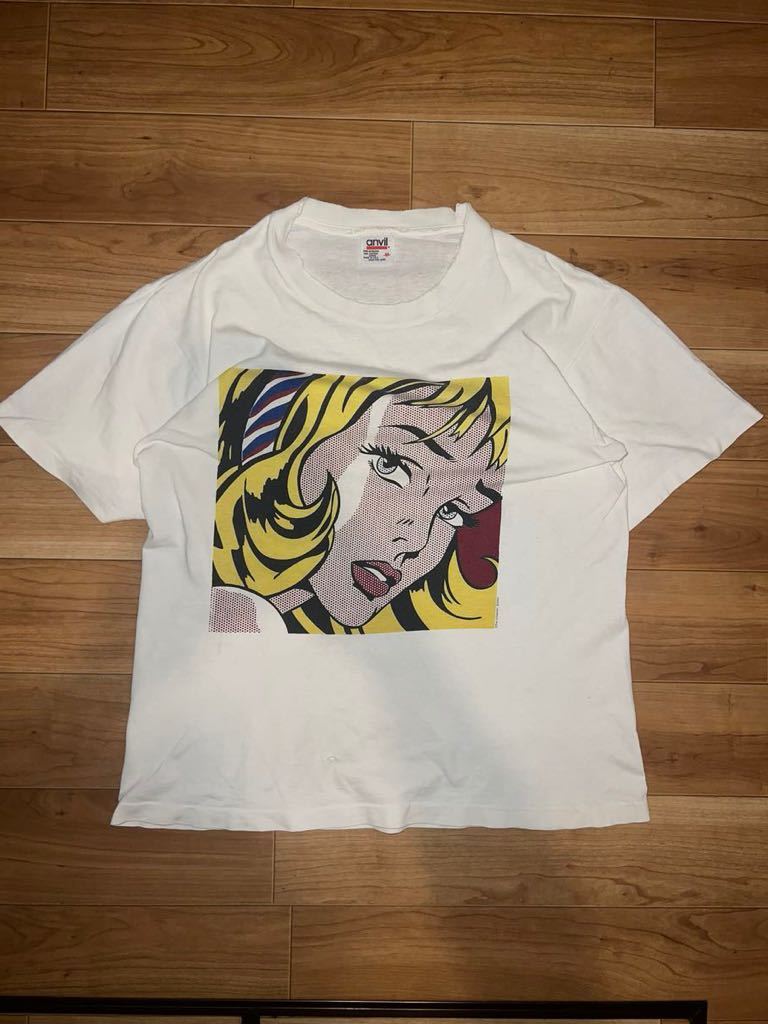 90s Roy Lichtenstein ロイ リキテンシュタイン ビンテージTシャツ FLYING FISH NIRVANA 　エッシャー スラッシャー グッゲンハイム_画像1