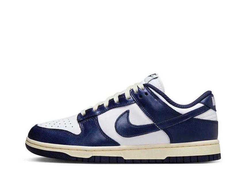 Nike WMNS Dunk Low PRM "Midnight Navy and White" 27.5cm FN7197-100