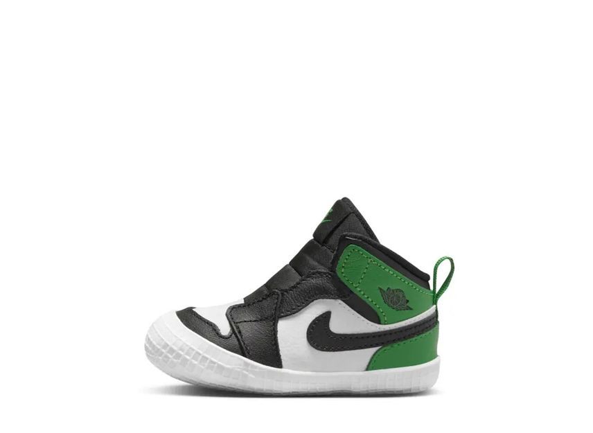 10cm～ Nike Crib Bootie Air Jordan 1 High "Black and Lucky Green" 10cm AT3745-031
