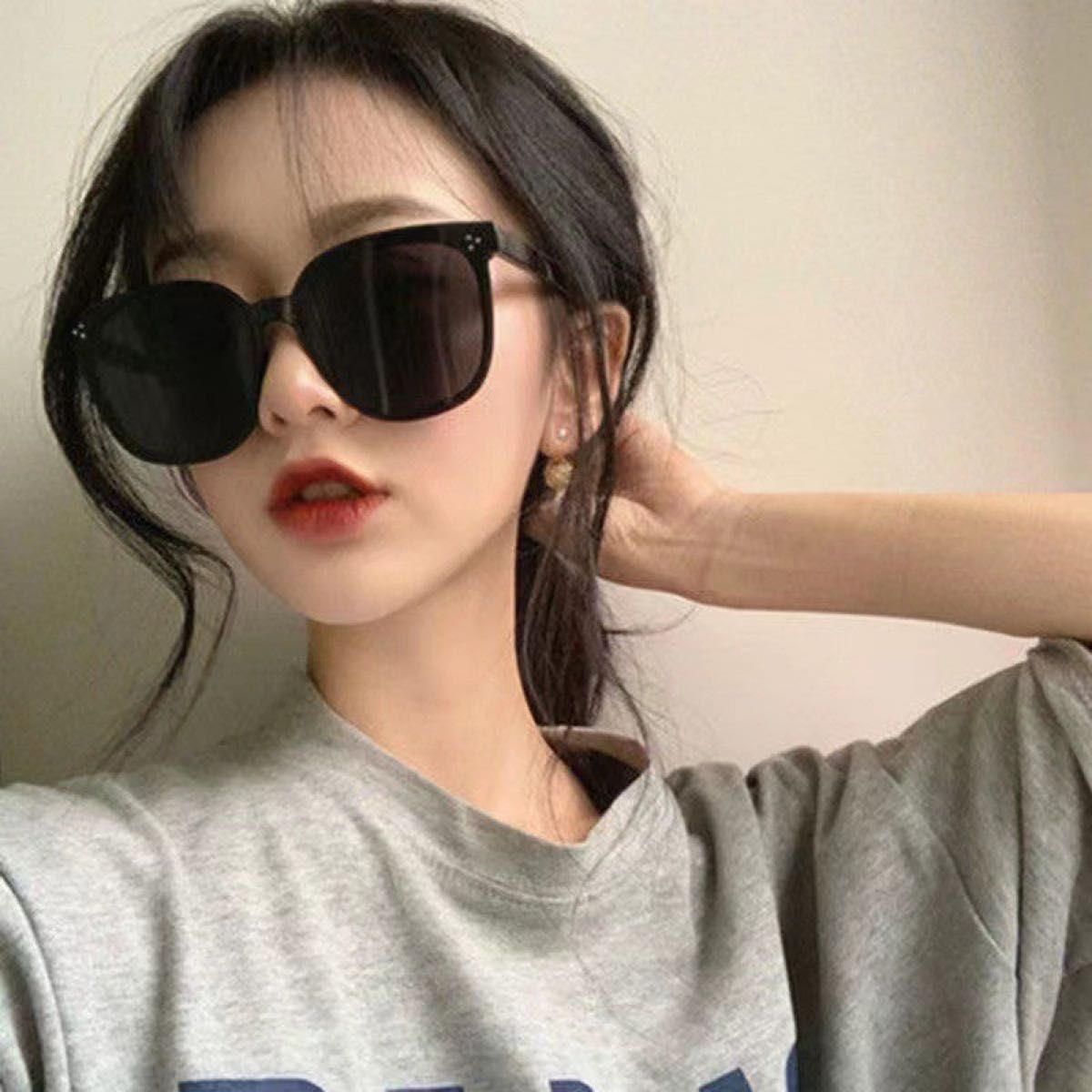 大人気】韓国 小顔効果 サングラス メガネ 黒縁 ZARA オルチャン 大人気】韓国 小顔効果 サングラス メガネ 黒縁 ZARA オルチャン