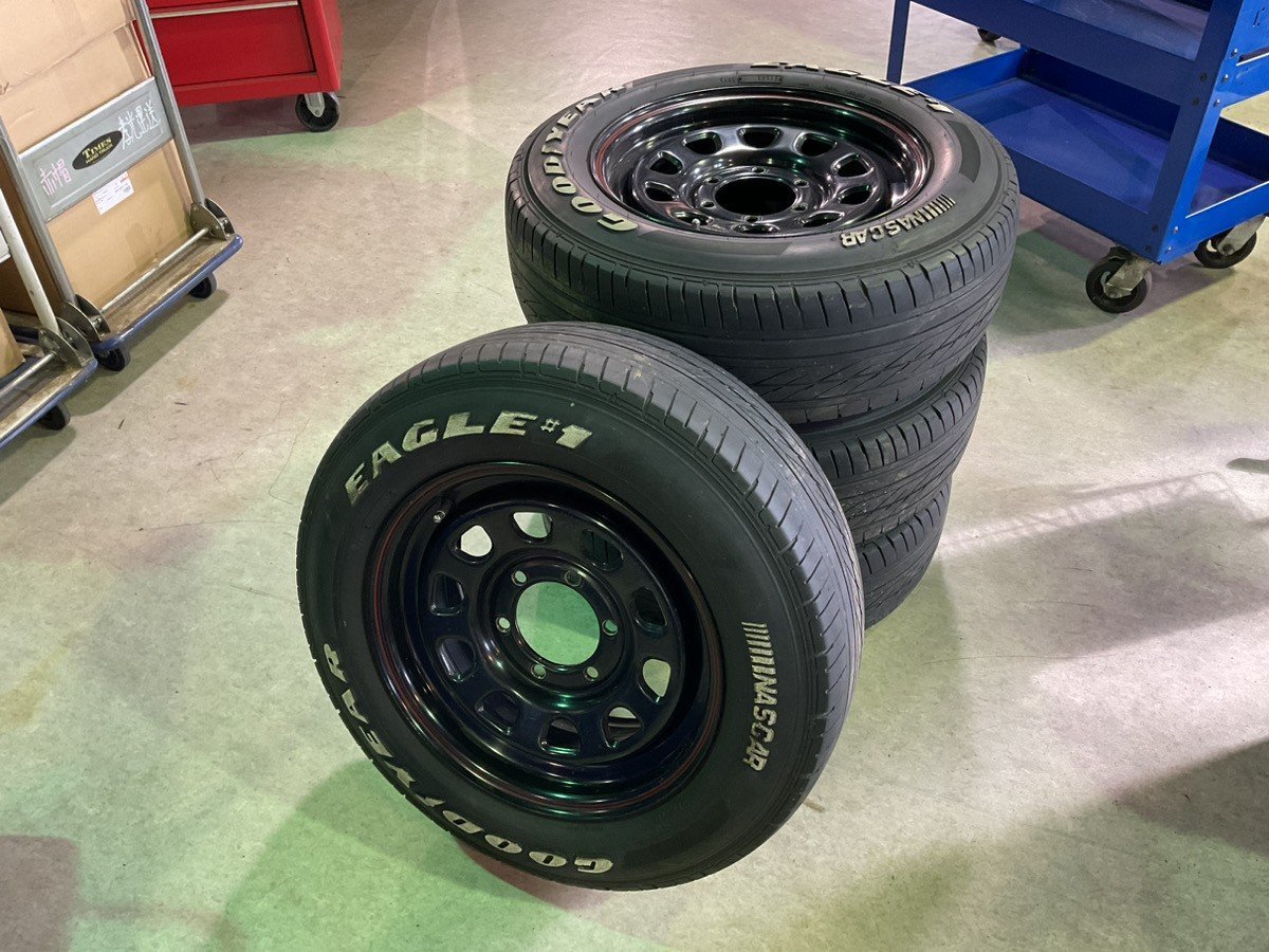 □【直接引取り限定商品】タイヤホイールセット 215/65/R16C GOODYEAR