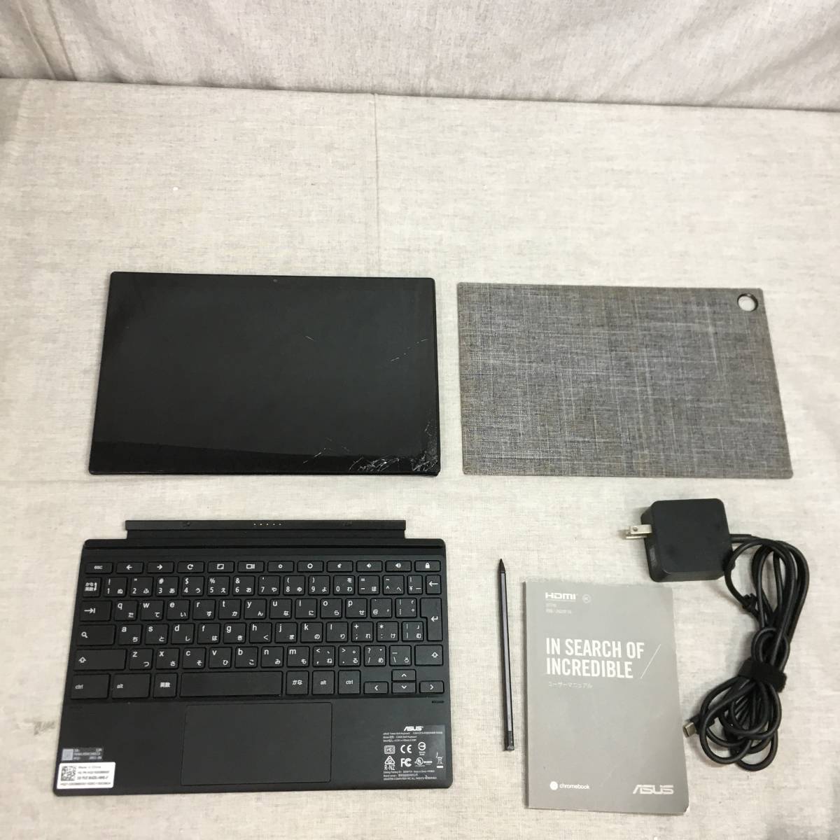 ジャンク品 ASUS Chromebook クロームブック CM3000DVA-HT0019 ペン