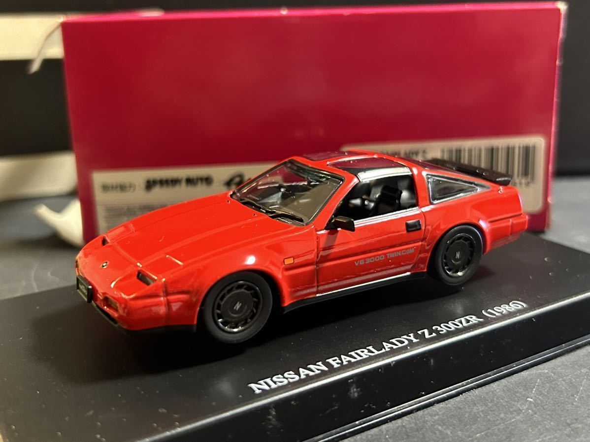 DISM 1/43 NISSAN FAIRLADY Z 300ZR RED 1986 後期　z31 ディズム　日産　フェアレディ　スーパーレッド　アオシマ_画像4