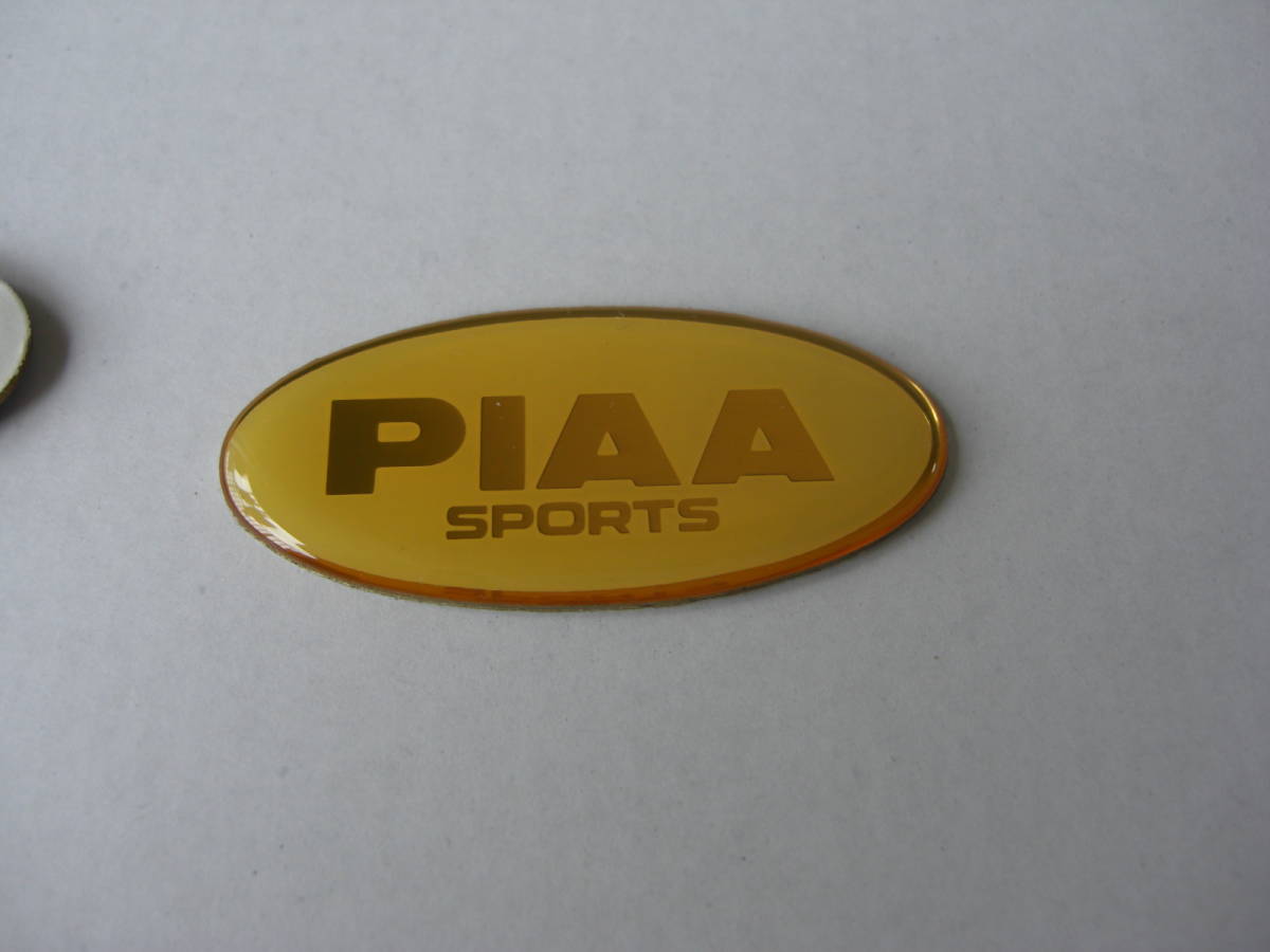 ★　８７年 当時物　PIAA エンブレム！黒色・白色！！2枚組1セット/新品/送料８４円_画像4