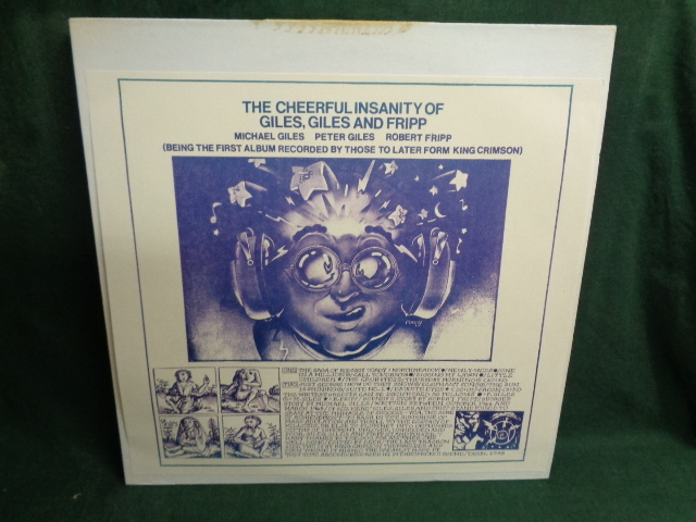 GILES, GILES AND FRIPP/THE CHEERFUL INSANITY OF GILES, GILES AND FRIPP*LP