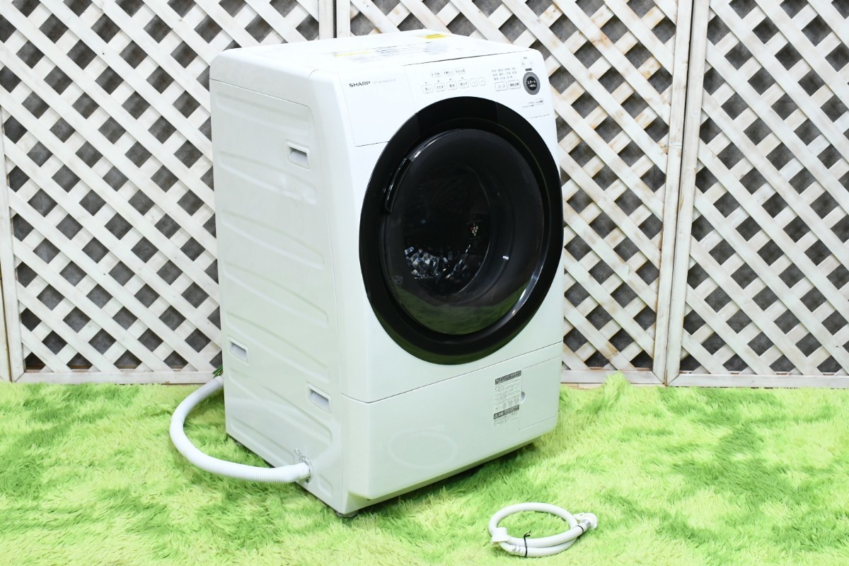 PL3IK94 sharp SHARP ES-S7F drum type electric laundry dryer right opening laundry capacity 7.0kg dry capacity 3.5kg 2021 year made "plasma cluster" operation verification ending 