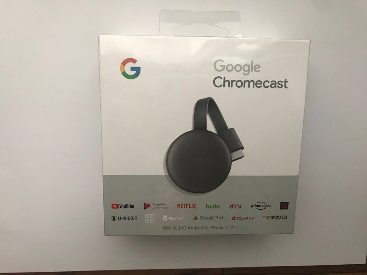 クロームキャスト GA00439-JP Chromecast (チャコール) 新品未使用 未