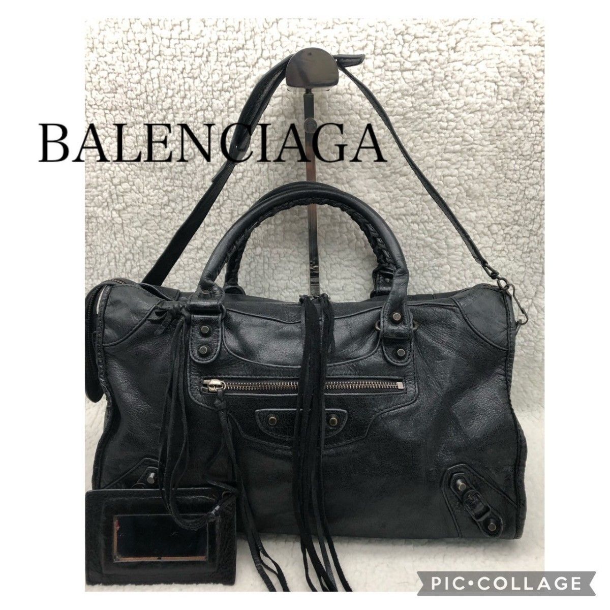 BALENCIAGA バレンシアガ ザシティ 2wayショルダーバッグ 115748 BALENCIAGA バレンシアガ ザシティ 2wayショルダーバッグ 115748