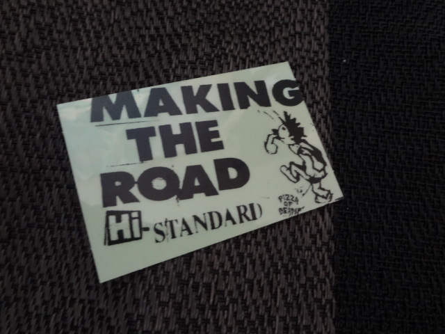 HI-STANDAR MAKING THE ROAD ステッカー ハイスタ PIZZA OF DEATH KEN YOKOYAMA 横山健 ピザオブデス BBQ CHICKENS_画像2