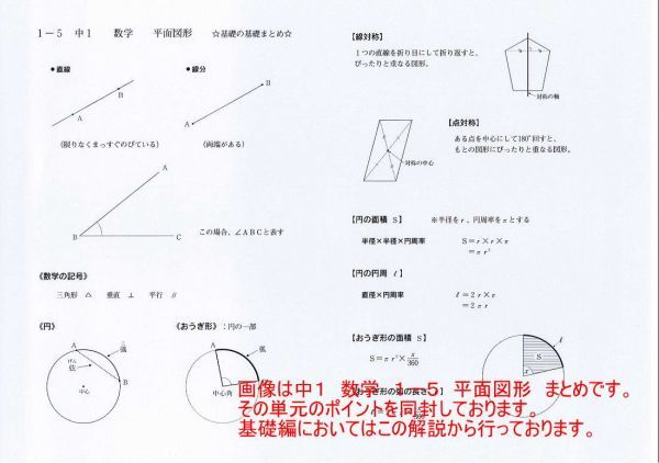 ヤフオク プロが教える 数学 中学 1年 Dvd 5 平面図形 基