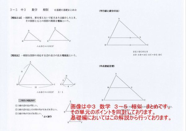 プロが教える 数学 中学 3年 DVD 5 相似 基礎編 問題集 中３ 中学３年 中学校 復習 自宅学習 問題 教材 まとめ プリント 販売多数