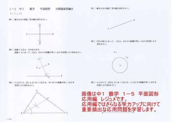 ヤフオク プロが教える 数学 中学 1年 Dvd 5 平面図形 応