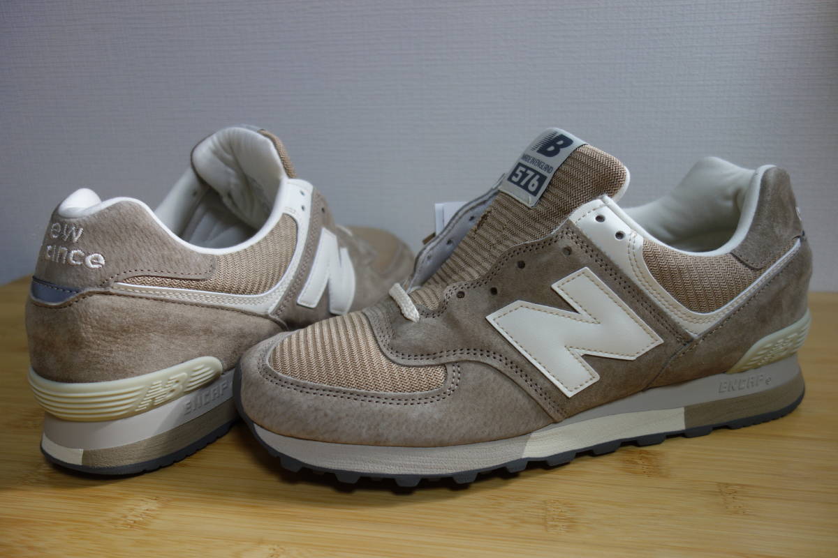 定価3.1万円 未使用 New Balance OU576 BEI 27cm UK ENGLAND スエード 576 990 991 992 993 996 997 998 1300 1400 1500 USA OBN OGG OGN