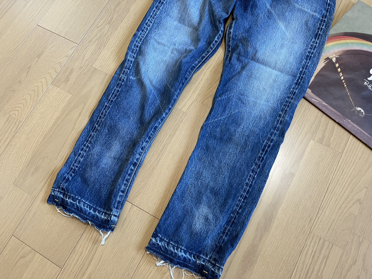 希少!定価3万円!セヴシグ セルビッチ デニム パンツ カットホフ RRL リーバイス コンチョ 別注 ロンハーマン ラングラー RHC ブルーブルー_画像3