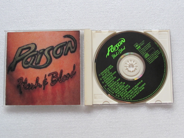 ◇90's 　ポイズン　POISON　 Flesh & Blood 初版国内盤 CD_画像10