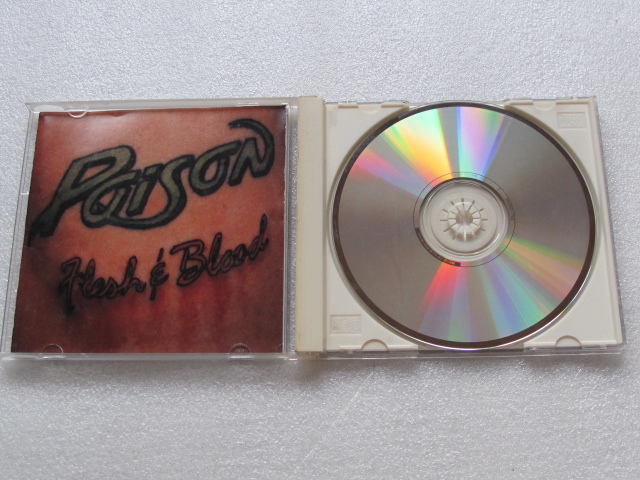 ◇90's 　ポイズン　POISON　 Flesh & Blood 初版国内盤 CD_画像6