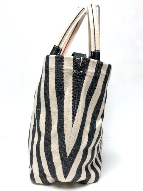  two point and more free shipping!2A54[ beautiful goods ] Ralph Lauren canvas × leather stripe 3WAY tote bag handbag shoulder bag 