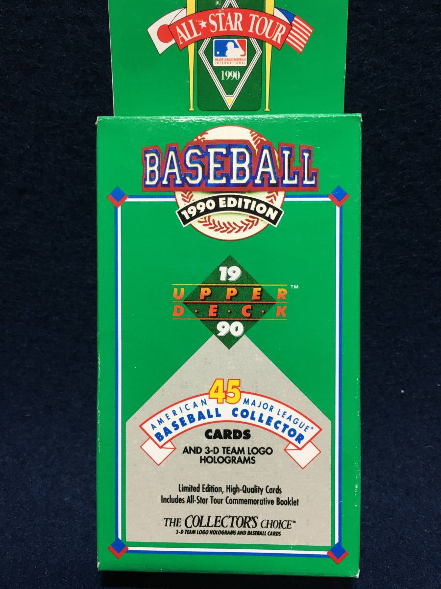 ★【逸品堂】★ 5箱組 新品 未開封 UPPER DECK 1990 MLB 3PACK 45枚RC ROOKIE CARD ルーキーカード 珍品 野球カード 大リーグ オールスター_画像7