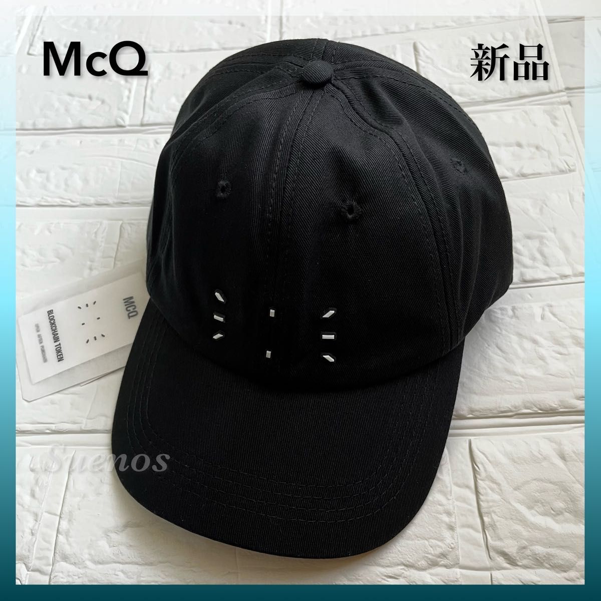 新品 ★ MCQ アレキサンダー マックイーン ステッチ キャップ