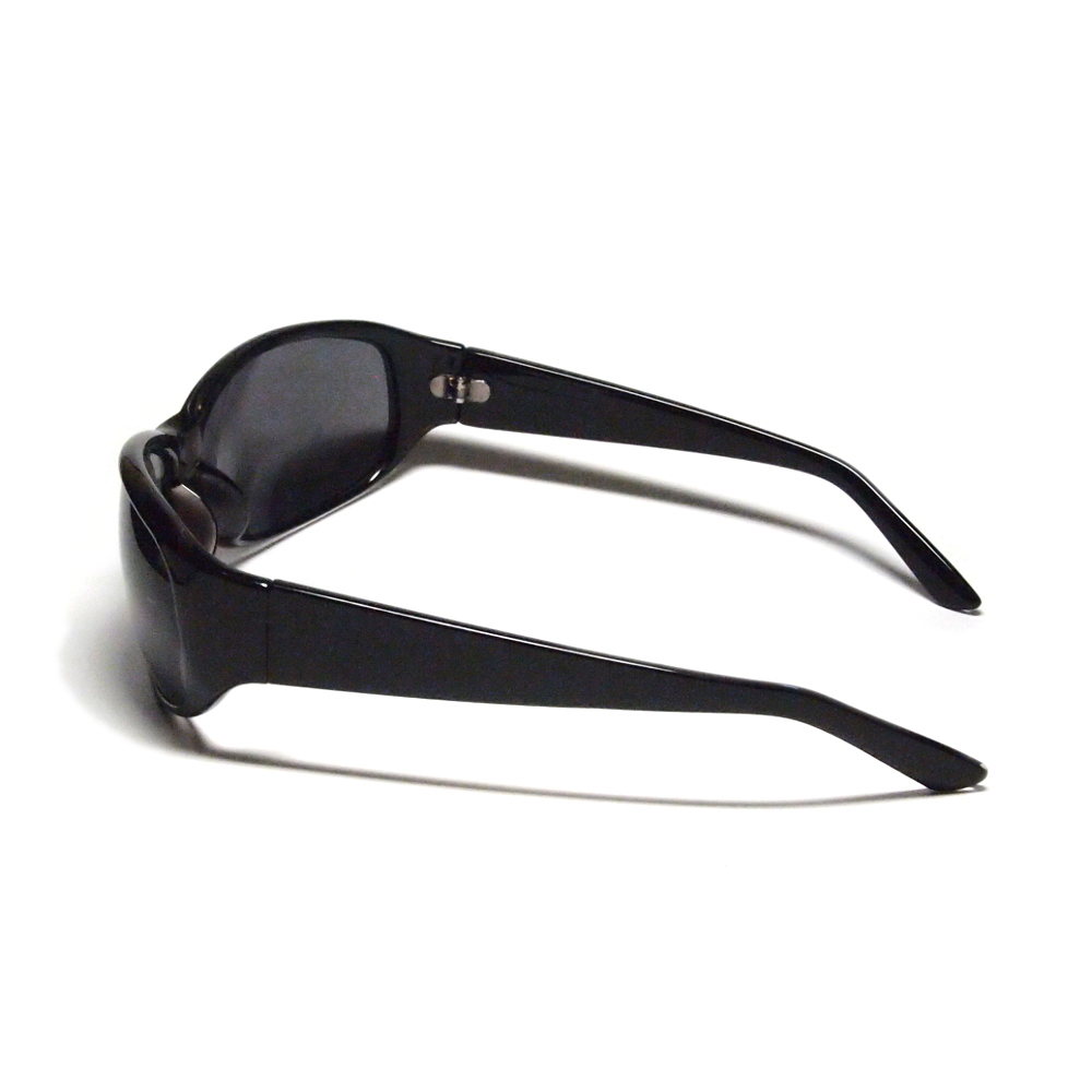 かっこいい 大きめ サングラス 新品 ブラック/スモーク 紫外線カット メンズ 紳士 ＵＶ 運転 ゴーグル 黒 濃い色 眼鏡 4250_画像3