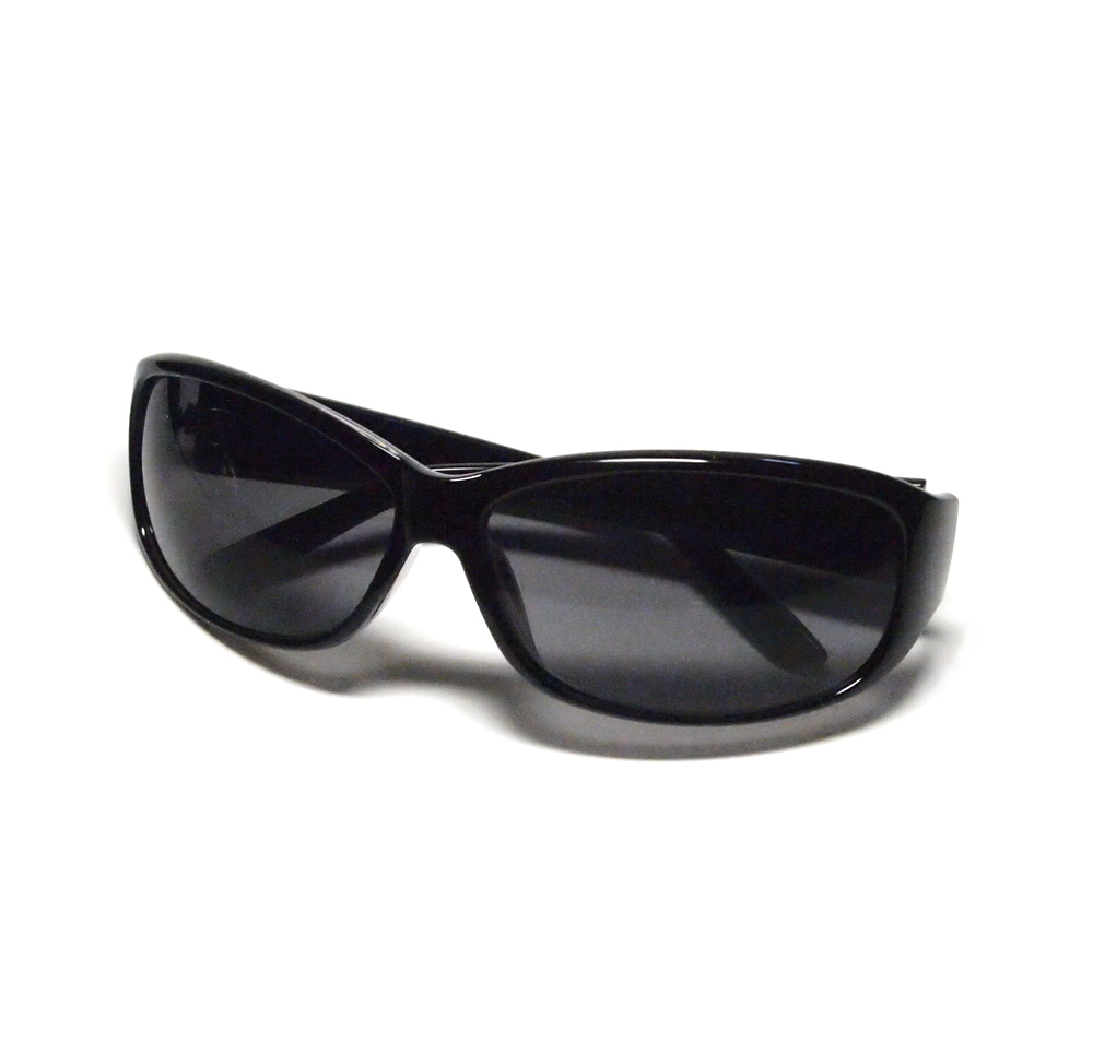 かっこいい 大きめ サングラス 新品 ブラック/スモーク 紫外線カット メンズ 紳士 ＵＶ 運転 ゴーグル 黒 濃い色 眼鏡 4250_画像4