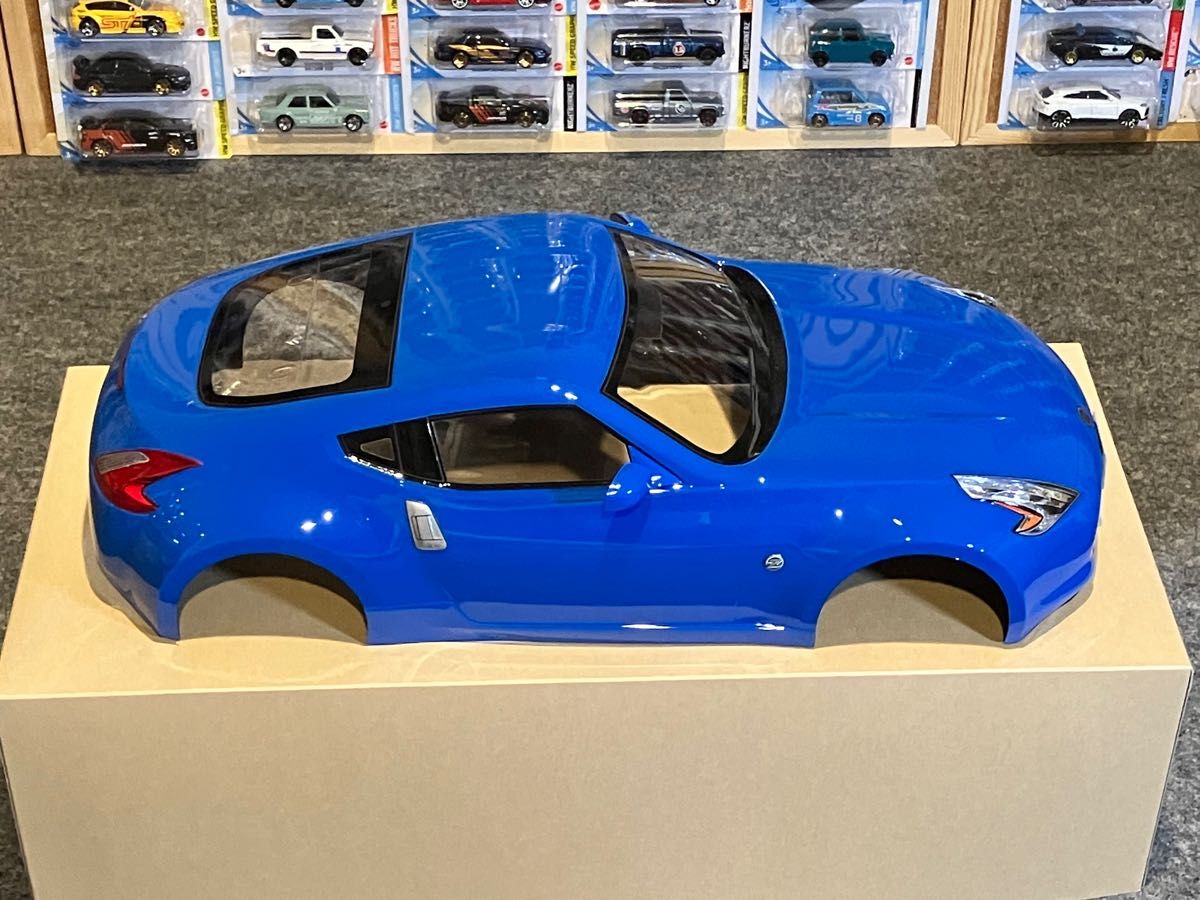 タミヤ ラジコン フェアレディZ Z34 塗装済 スペアボディ ブルー タミヤ ラジコン フェアレディZ Z34 塗装済 スペアボディ ブルー