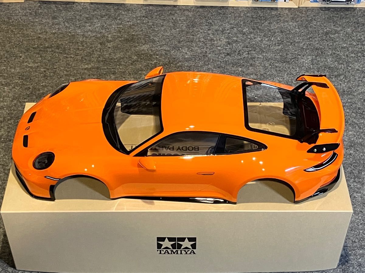 タミヤラジコンRCポルシェ911 GT3 (992)塗装済スペアボディ タミヤラジコンRCポルシェ911 GT3 (992)塗装済スペアボディ