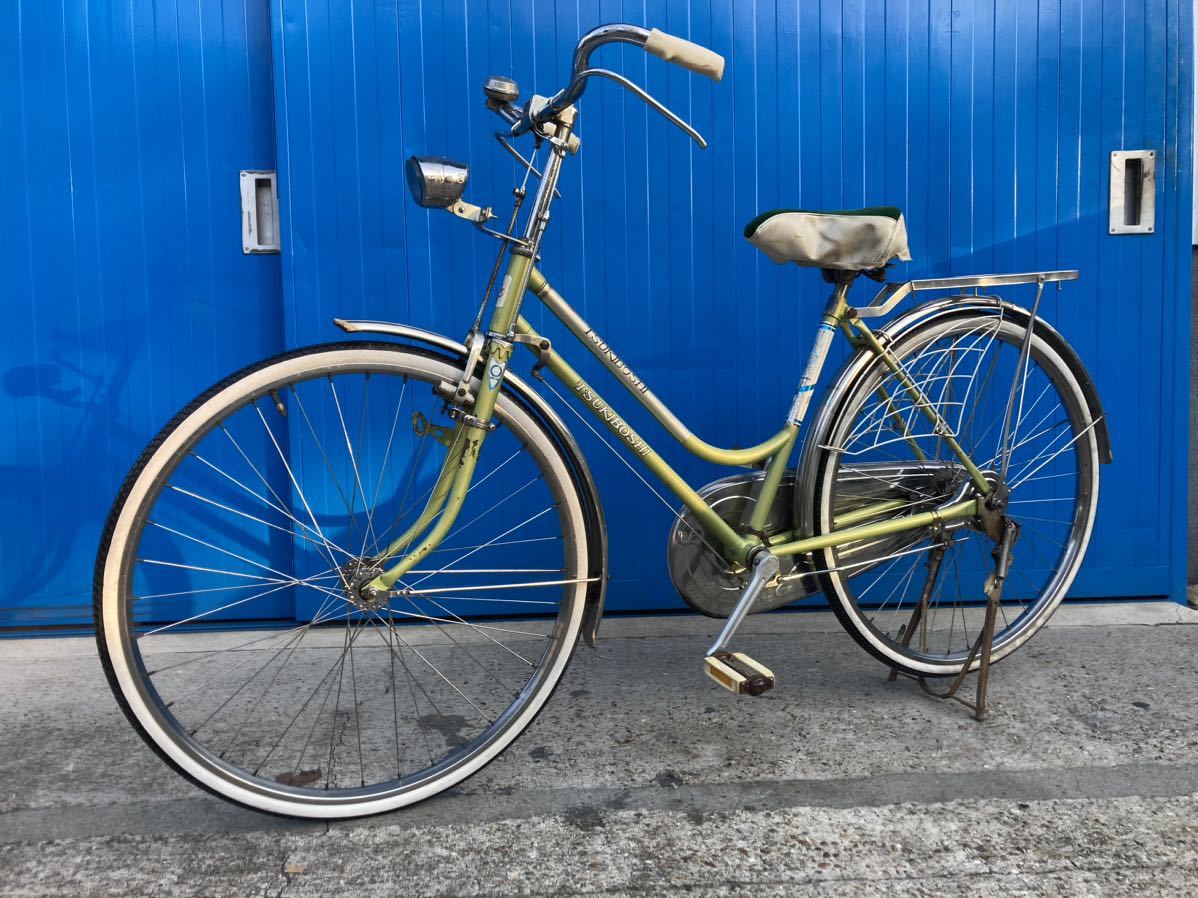 月星 　昭和 レトロ 　自転車　実用車 ロッドブレーキ　運搬車　アンティーク　ビンテージ　世田谷ベース_画像3