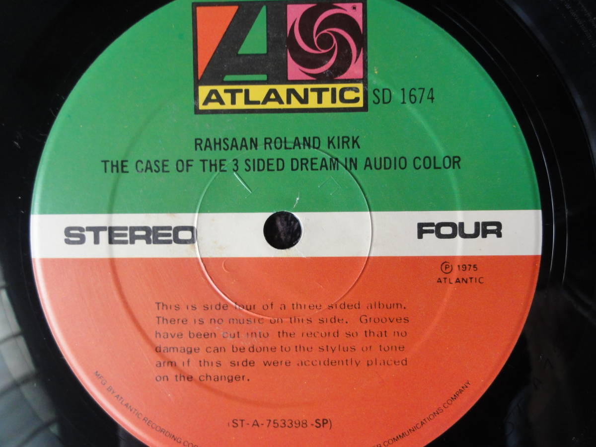 roland kirk / the case the 3 sided dream in audio color ●ローランド・カーク●国内盤●２枚組●の画像4