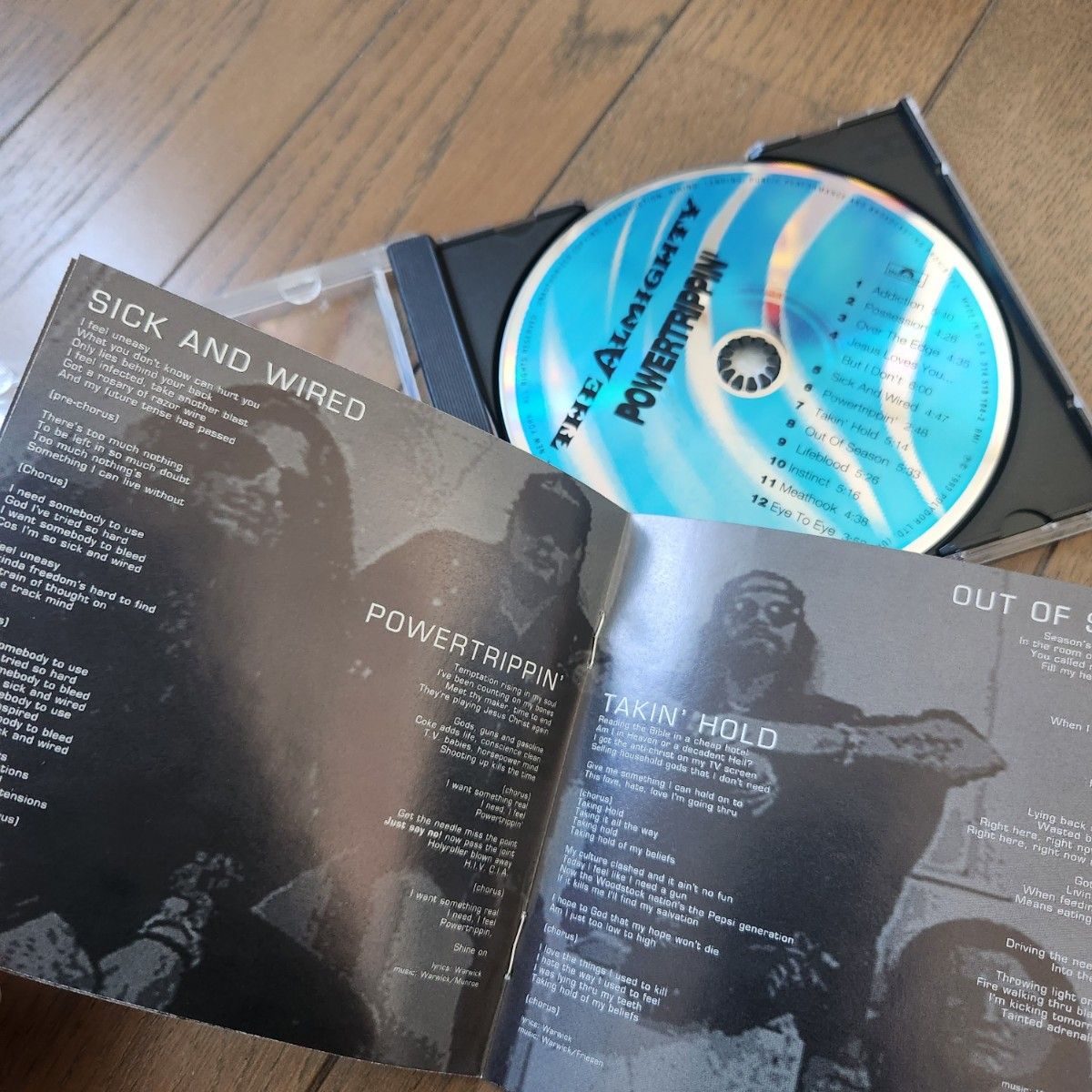 ★THE ALMIGHTY「POWERTRIPPIN‘」輸入盤アルバム！#ジ・オールマイティ 3rdアルバム　CD