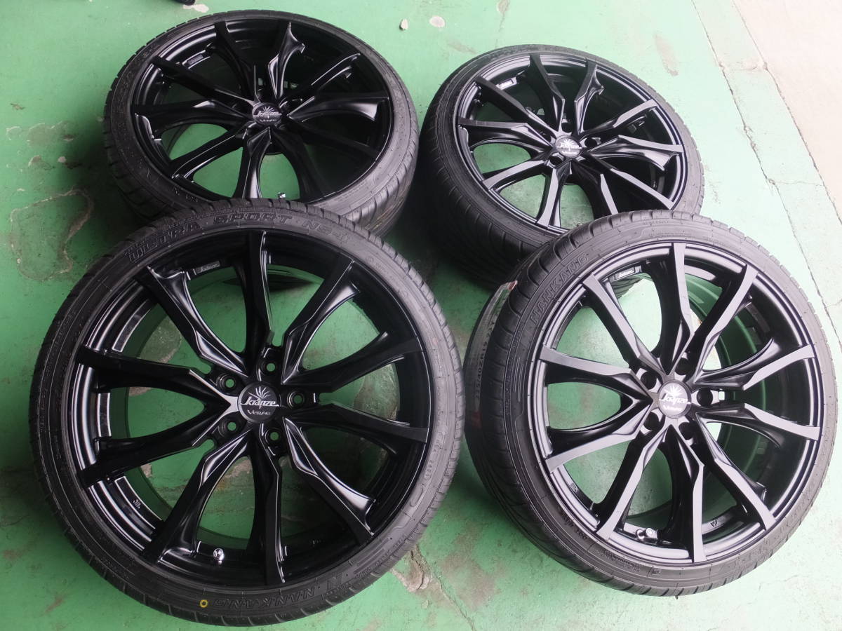 Weds Kranze VERAE★8J+48 PCD114.3-5穴★ナンカンNS-2 225/40R19 未使用タイヤ付き!!エスティマ・オデッセイ・アコード・ヴェゼル・CX-3!!_画像1