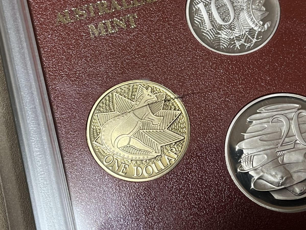 未使用 1988 オーストラリア プルーフ硬貨 ミント プルーフコイン 紙幣_画像4