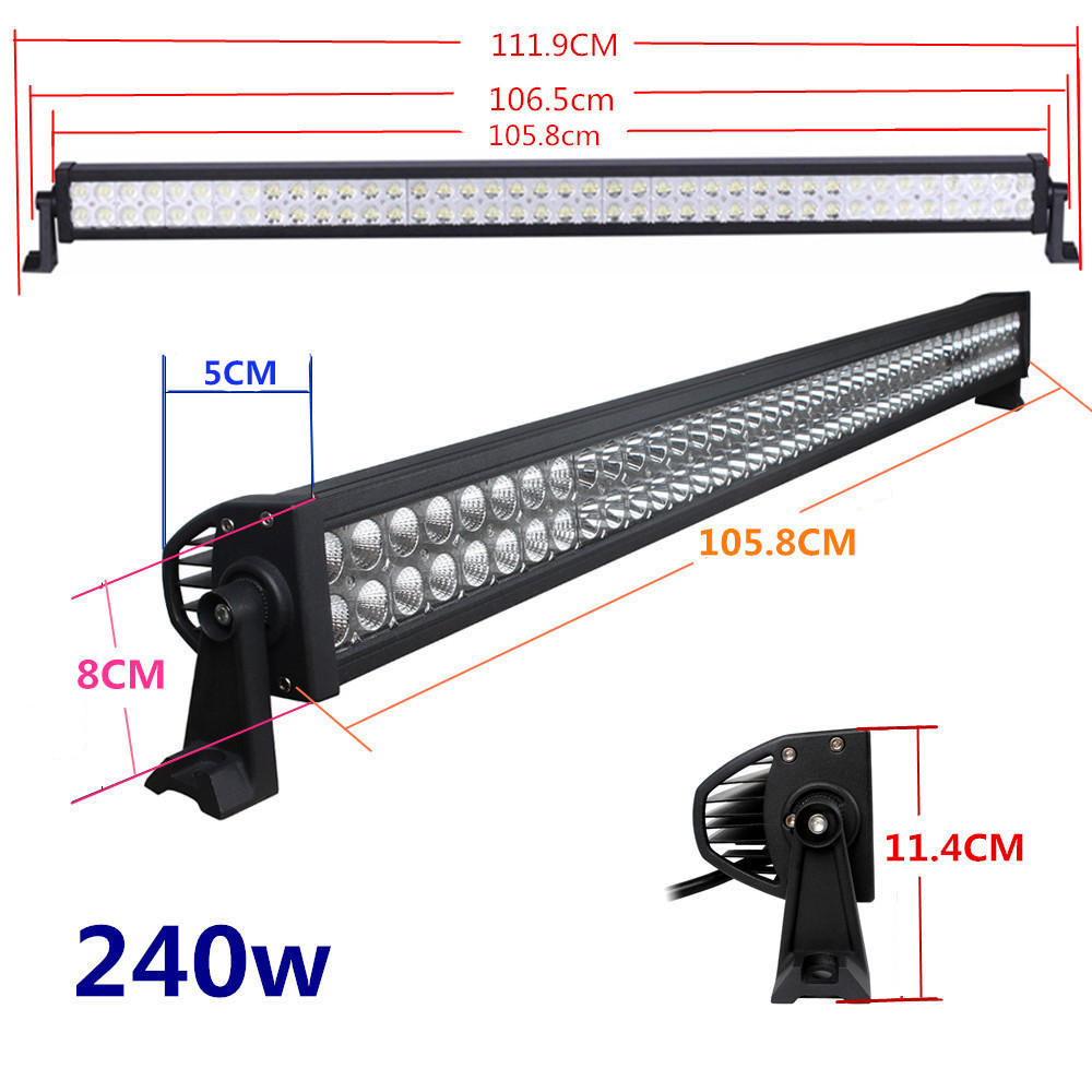 グレードアップ CREE製 チップ 搭載 240W×1台 広角 3w×80連 18000 lm LED ワークライト 農業 建設機械 船舶 トラック用品 車外灯使用_画像8