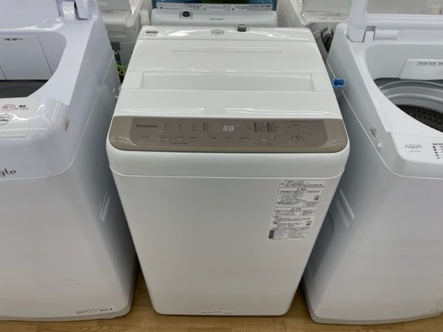 ◎【直接引取限定】Panasonic パナソニック 洗濯機 NA-F70PB15 2022年製 容量7kg 中古 生活家電 動作確認済/kt1895