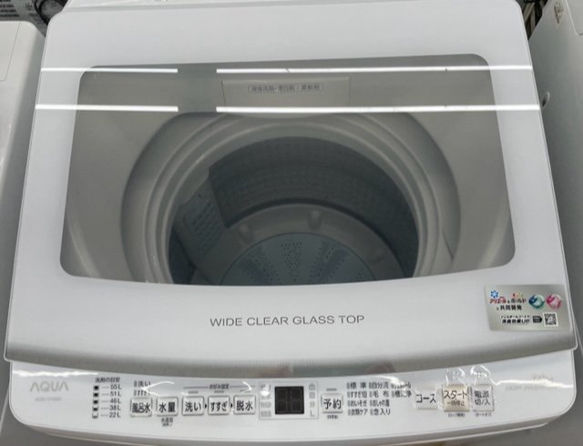 ◎【直接引取限定】AQUA アクア 洗濯機 AQW-V7N 2023年製 容量7kg 生活家電 中古 動作確認済/kt1874_画像2