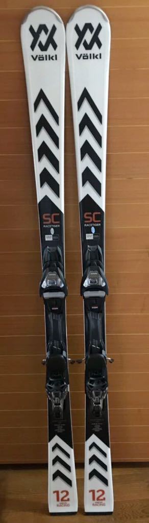 23-24 RACETIGER SC〔レースタイガー SC〕 VOLKL　フォルクル スキー板　158cm ホワイト×ブラック　１級や2級検定に！ レディースにも! _画像1