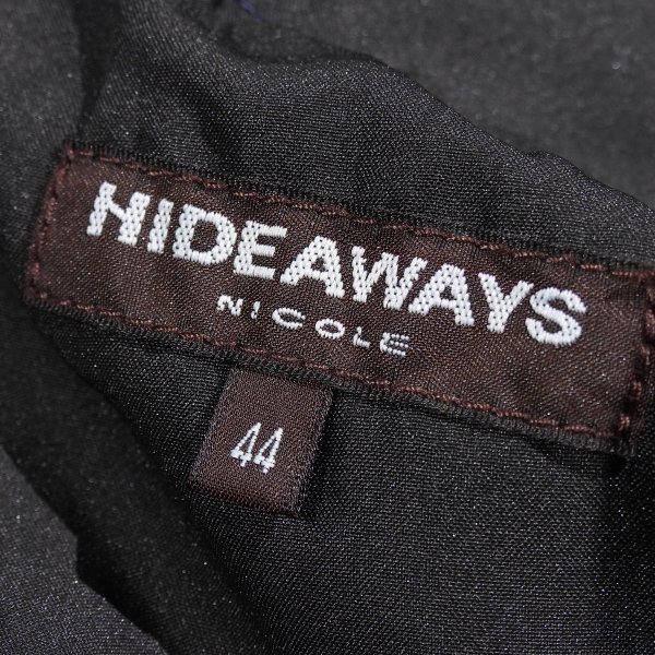 新品1円～★定価1.7万 HIDEAWAYS NICOLE ハイダウェイ ニコル メンズ 2WAY ストレッチデザインデニム パンツ 44 S インディゴ◆2858◆_画像9