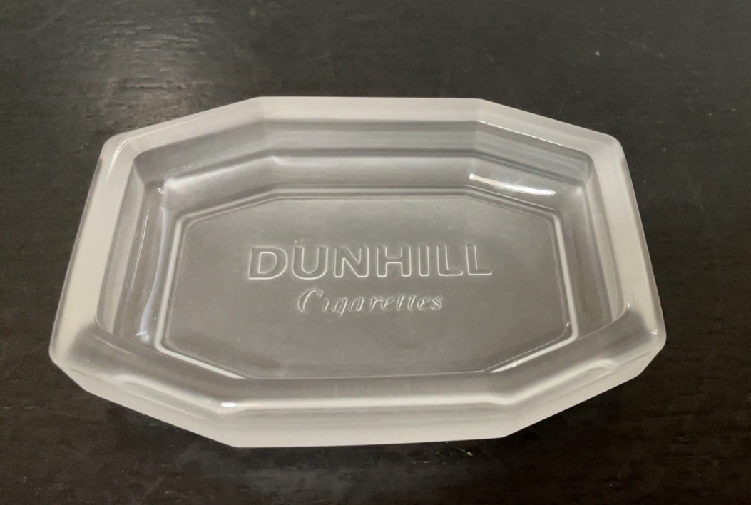 ■47 dunhill ダンヒル アッシュトレイ ガラス灰皿 小物置き 昭和レトロ 複数個あり_画像1