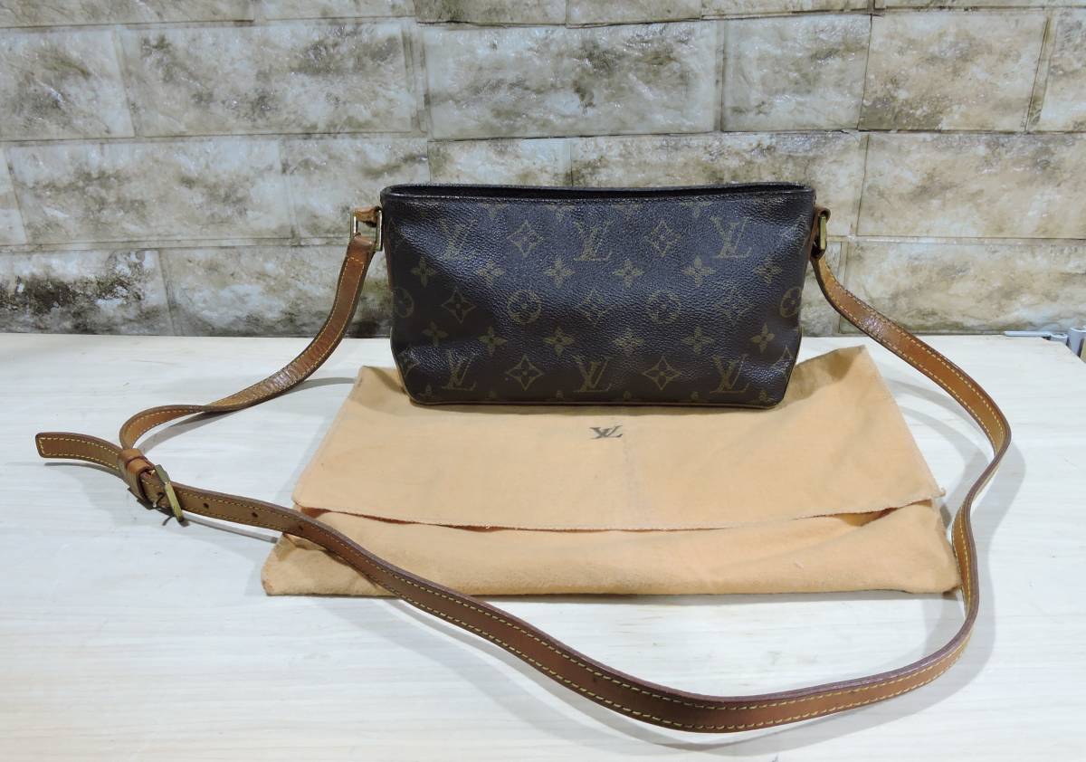 LOUIS VUITTON M51240 トロター ショリダーバッグ モノグラム 難あり