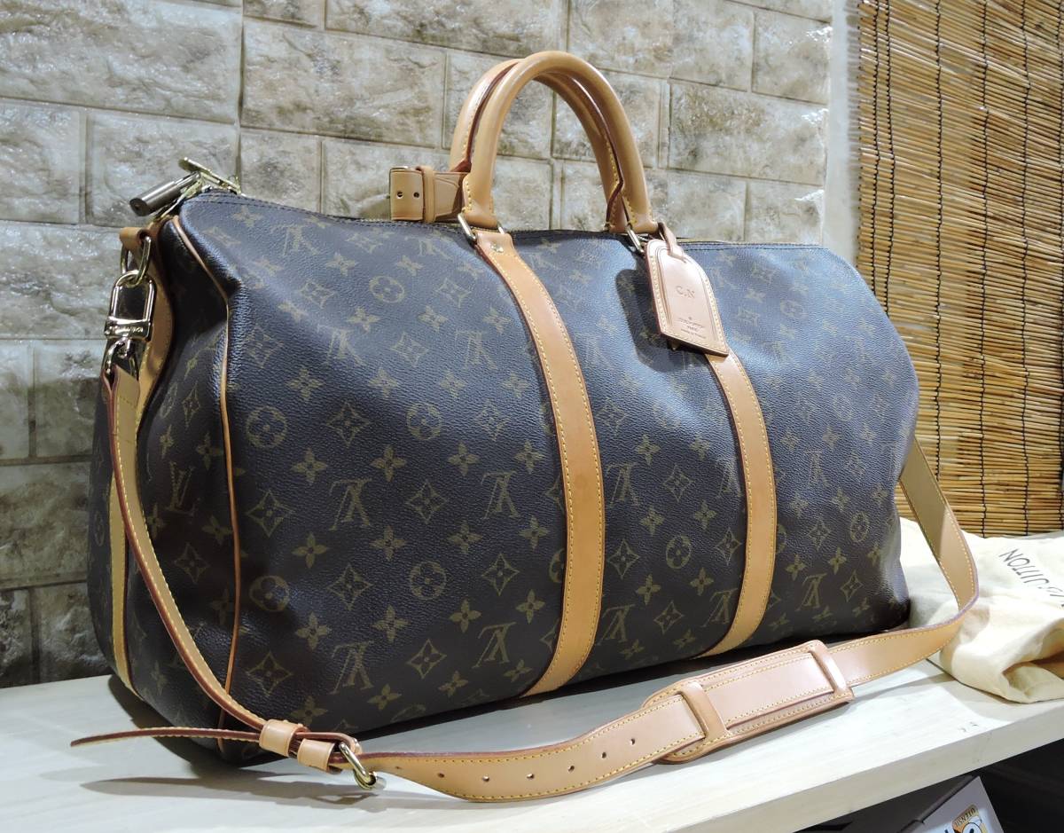 LOUIS VUITTON M41416 キーポル バンドリエール 50 モノグラム ボストンバッグ 旅行かばん ハンドバッグ ルイヴィトン 札幌市_画像2