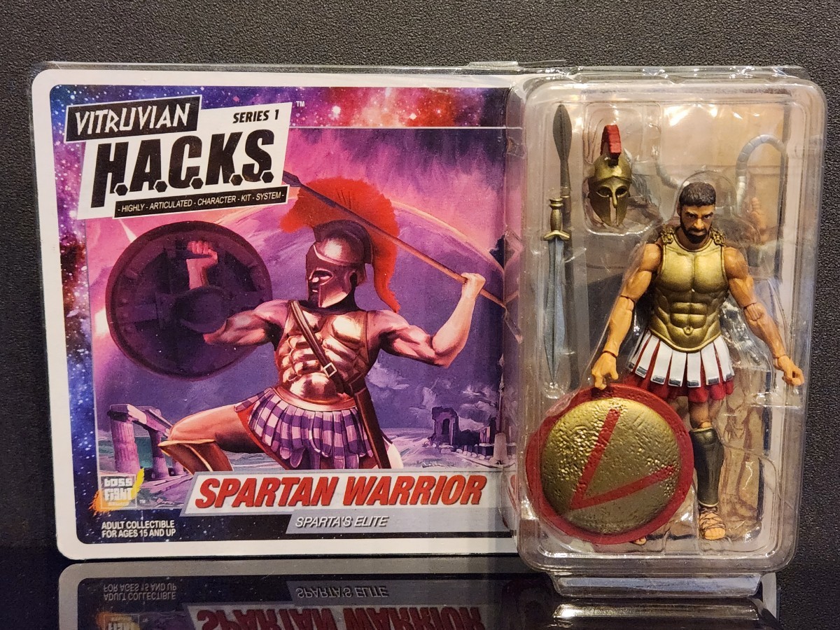 同梱歓迎!! 未使用 BOSS FIGHT STUDIO H.A.C.K.S SERIES1 スパルタン ウォリアー SPARTAN WARRIOR 検) 1/18 3.75 ベーシック ベルセルクの画像2