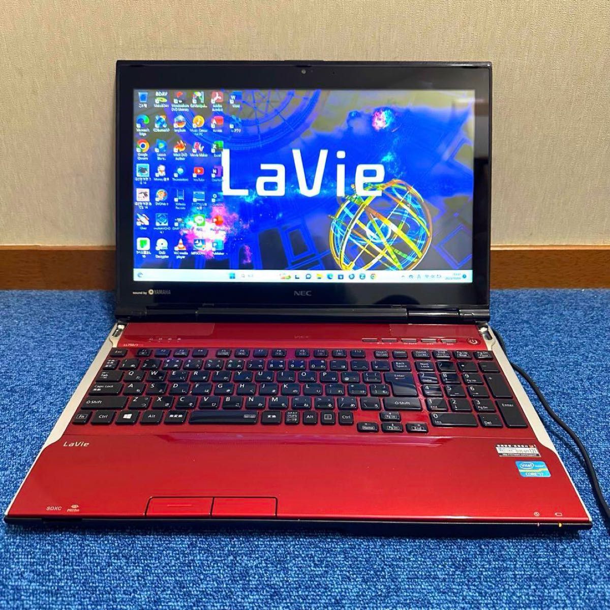 爆速美品☆4コアi7/メモリ16GB/ブルーレイ/新品SSD1TB/タッチパネル/ヤマハ/Win11/Office2021 NEC