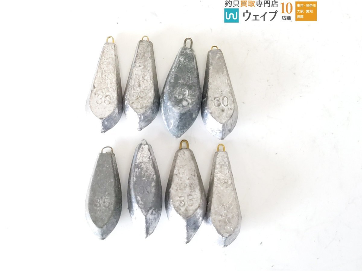 六角 ・ 丸型 ・ 胴付 ・ 円盤 ・ 蛍光 ・ シンカー 等 号数30～45号 総重量約10.3kgセット おもり オモリ 錘_60N418374 (3).JPG