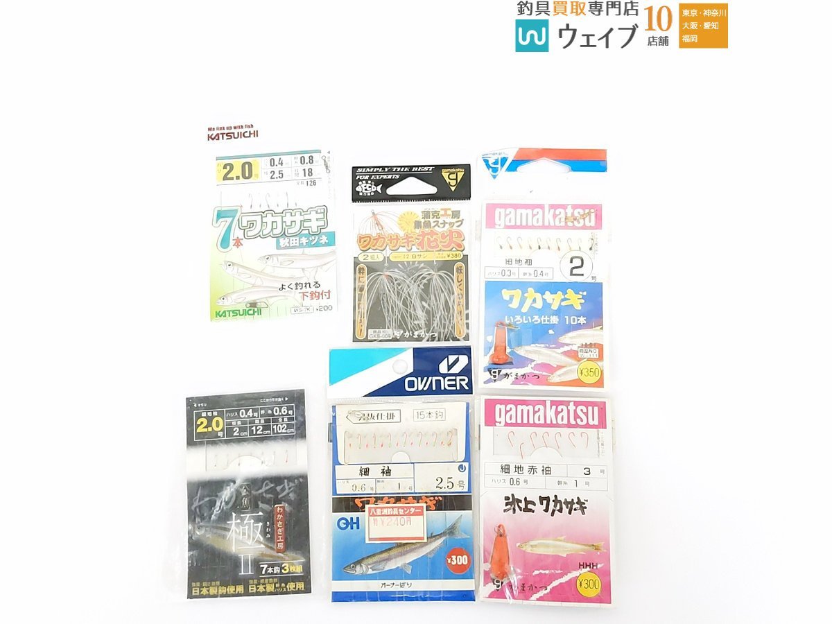 カツイチ 7本ワカサギ・ハヤブサ 瞬貫わかさぎ・オーナー 満点ワカサギオモリ 他 計51点 ワカサギ仕掛けセット_60N423320 (7).JPG