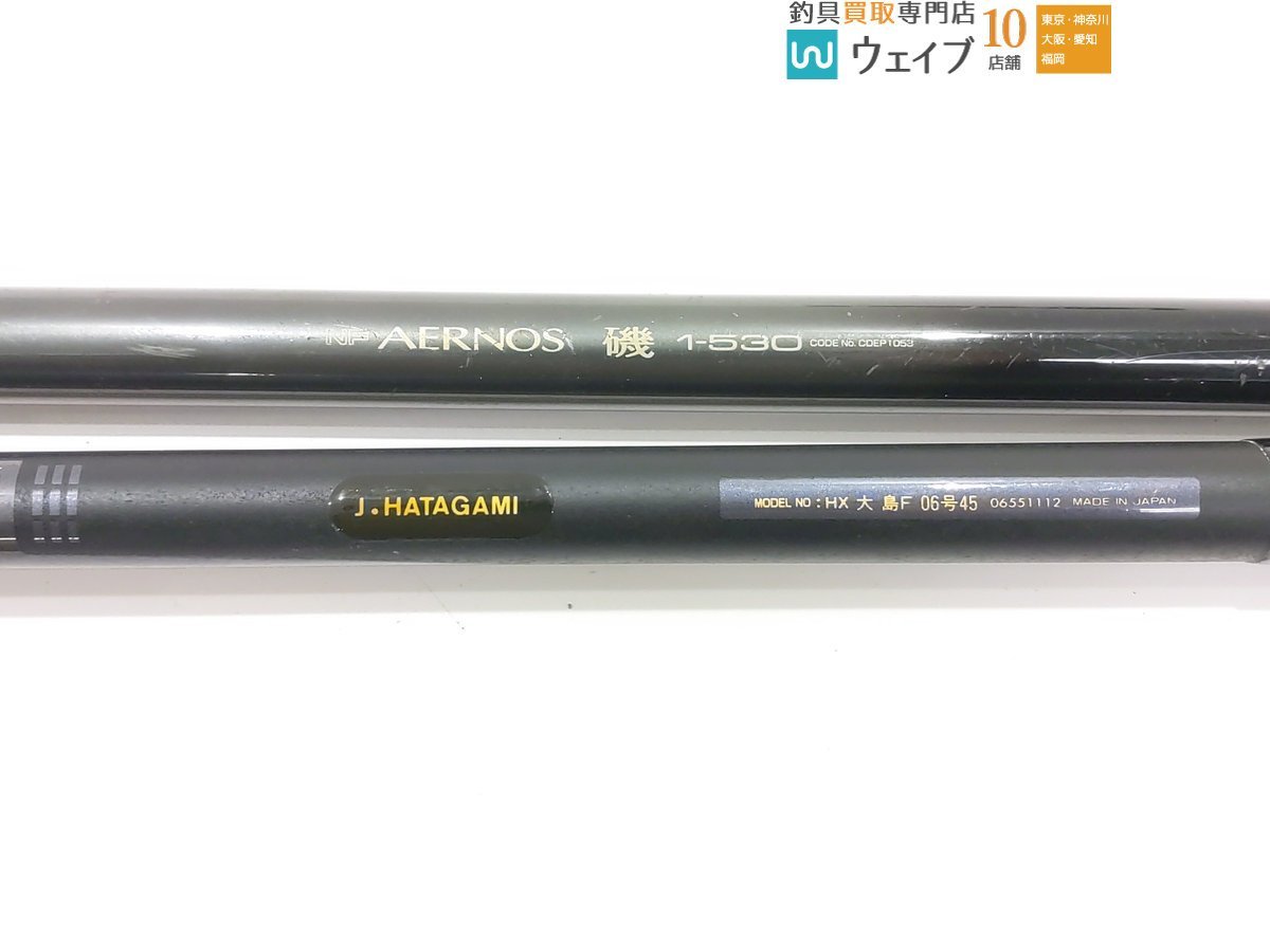 ダイワ HX 大島 F 06-45 NFT エアノス 磯 1-530 計2点 磯竿 ジャンク品_140F427674 (2).JPG