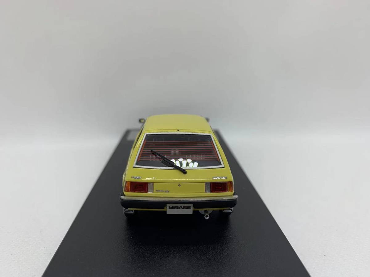 Hi-Story 1/43 三菱 MITSUBISHI MIRAGE 1600GT 1979 HS301 サンマリノイエロー J04-02-108の画像3