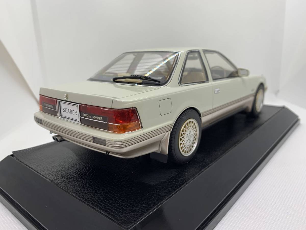 Hobby Japan 1/18 トヨタ ソアラ Toyota Soarer 3.0GT Limited (MZ20) 1986 Crystal White Toning 6143 J01-01-007_画像4