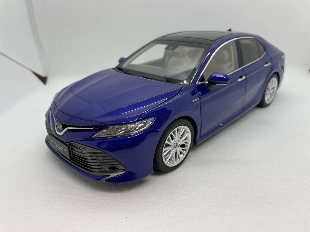 トヨタ特注 1/18 トヨタ カムリ TOYOTA CAMRY 2018 ブルー J03-3-002