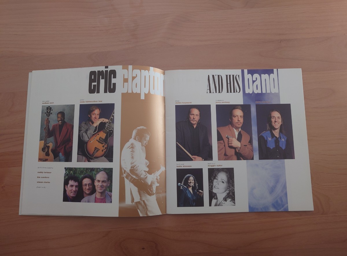 ★エリック・クラプトン Eric Clapton★1993日本公演★ツアーパンフレット★concert brochure★中古品★当時物★JAPAN TOUR